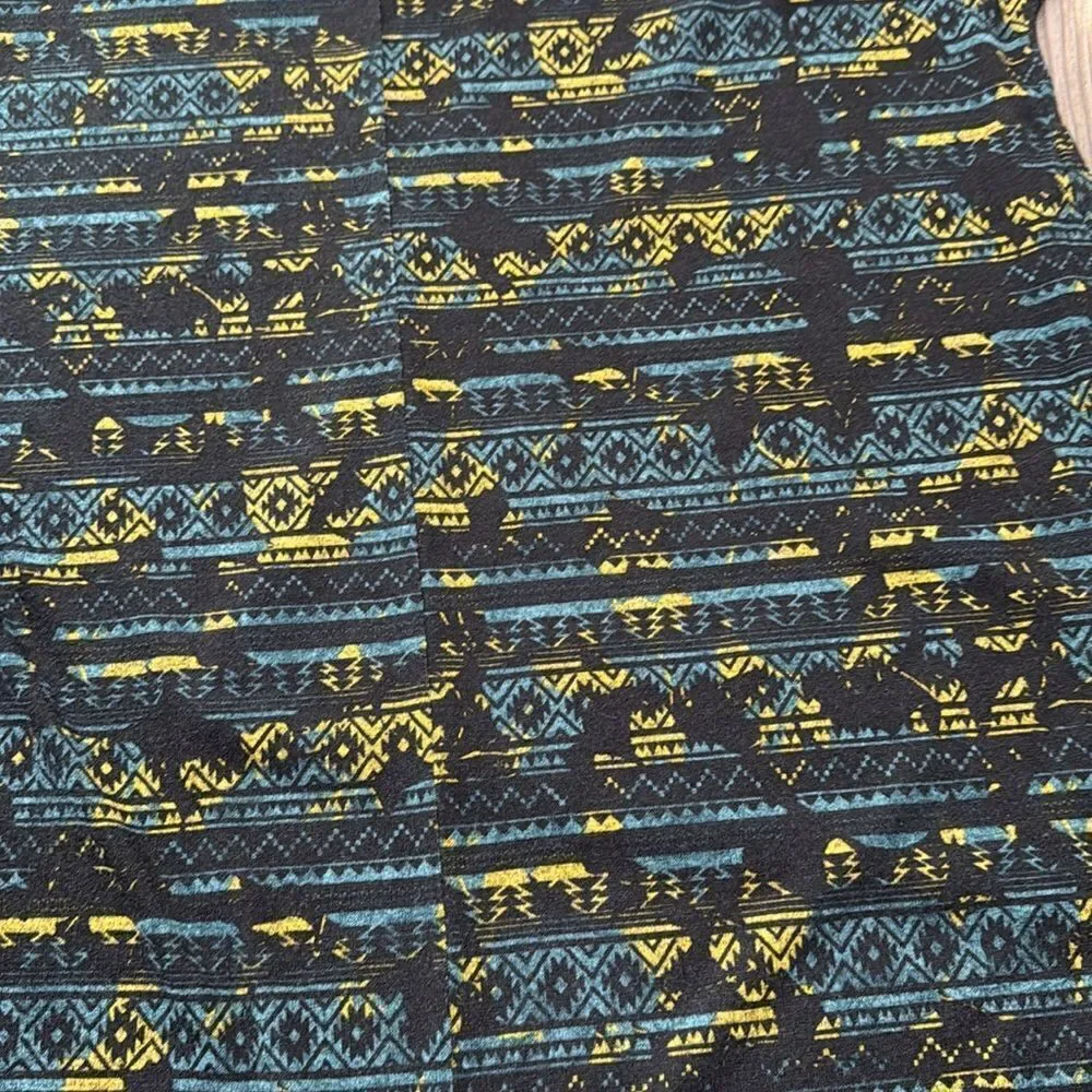 LuLaRoe Lindsey Tribal Print Open Kimono